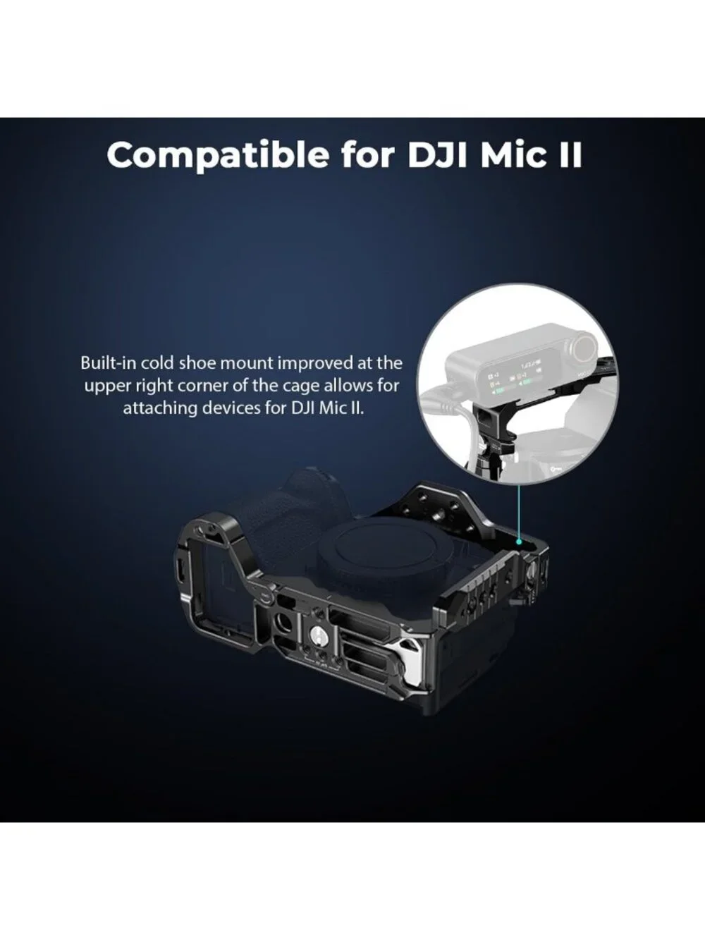 Quick Release Camera Cage for Sony Alpha 7 Series | Lightweight, Durable Design
